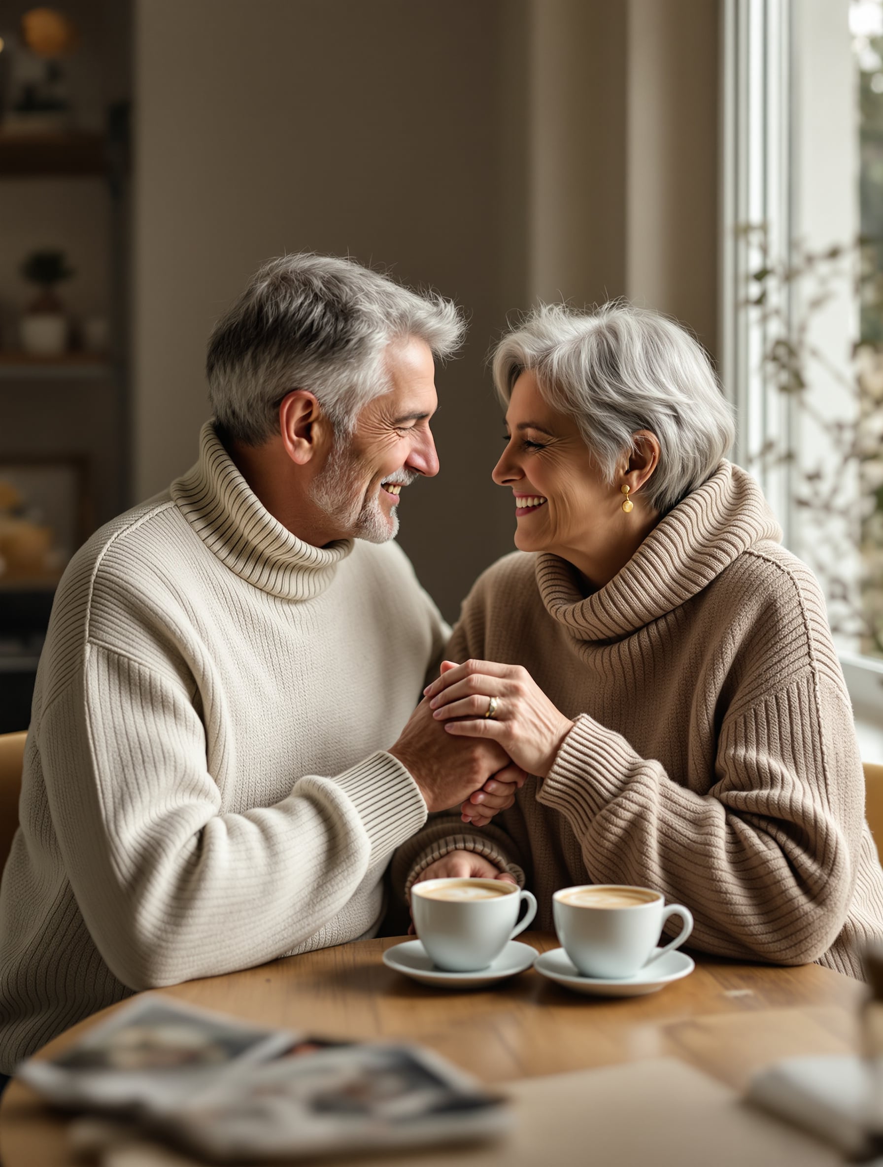 Couple sharing a quiet, tender moment
